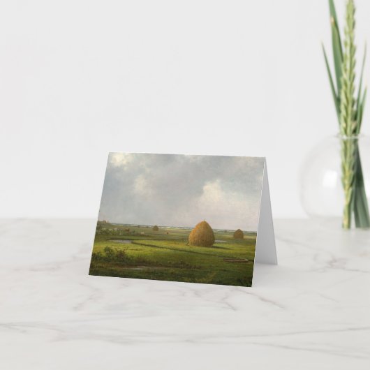 View of Marshfield, 1876 by Martin Johnson Heade Bedankkaart (Voorkant)