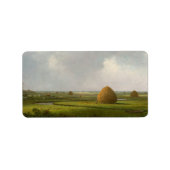View of Marshfield, 1876 by Martin Johnson Heade Etiket (Voorkant)