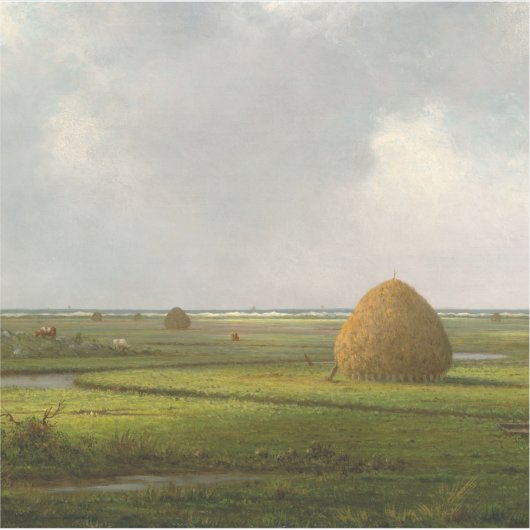 View of Marshfield, 1876 by Martin Johnson Heade Sticker (Voorkant)