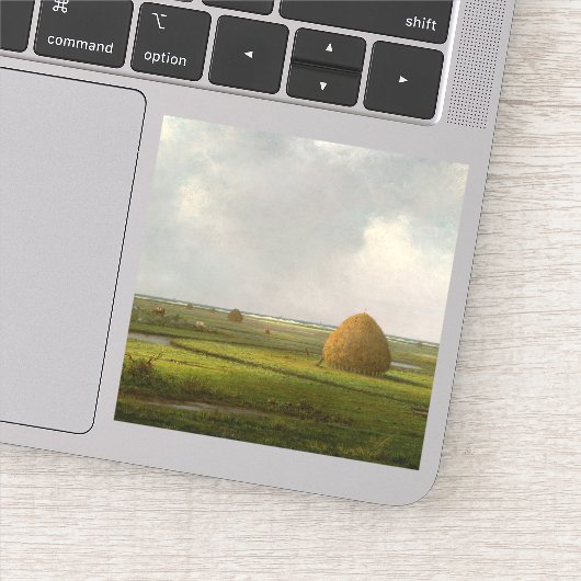 View of Marshfield, 1876 by Martin Johnson Heade Sticker (Detail)