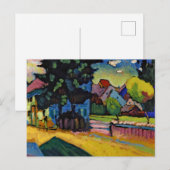 View of Murnau, 1903 by Wassily Kandinsky Briefkaart (Voorkant / Achterkant)