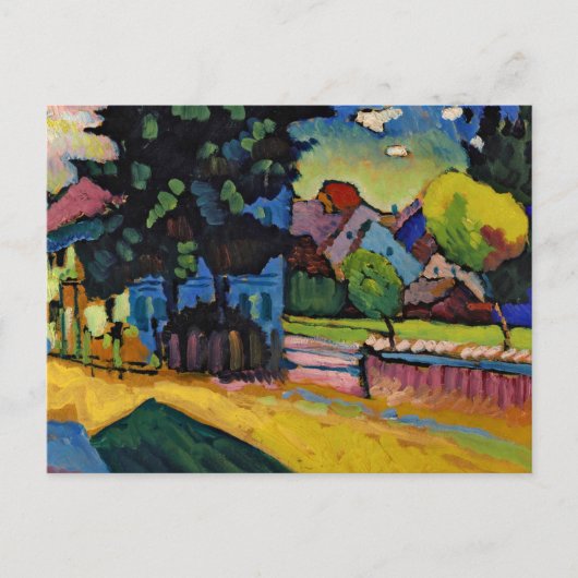 View of Murnau, 1903 by Wassily Kandinsky Briefkaart (Voorkant)
