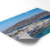 View of Mykonos Greece Poster (Hoek)