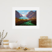 View of Nigardsbreen in Jostedalen 1847 JCC Dahl Poster (Keuken)