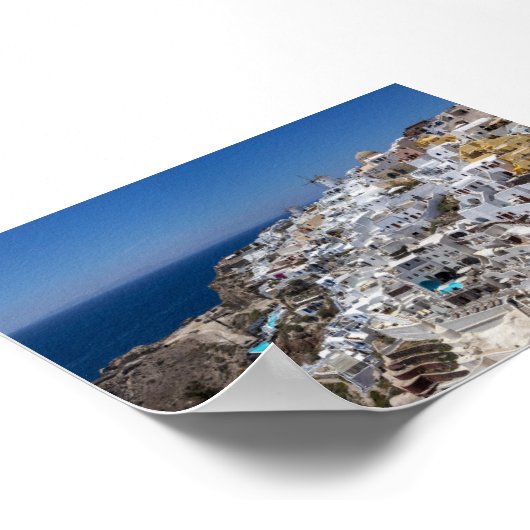 View of Oia Santorini Poster (Hoek)