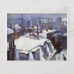 View of Roofs (Snow Effect) of Roofs under Snow Briefkaart
