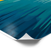 View of the Amalfi coast Italy Perfect Poster (Hoek)