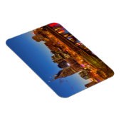 View of the city skyline at dusk magneet (Rechterzijde)