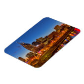 View of the city skyline at dusk magneet (Linkerzijde)