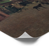 View of the Grote Markt in Haarlem Poster (Hoek)