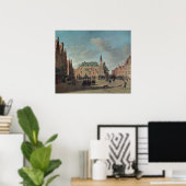 View of the Grote Markt in Haarlem Poster (Thuiskantoor)