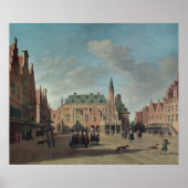 View of the Grote Markt in Haarlem Poster (Voorkant)