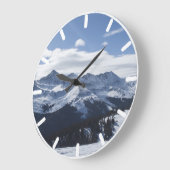 View of the Snowy Alpine Mountains. Grote Klok (Hoek)