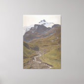 View of the Wilde Frau Canvas Afdruk (Voorkant)