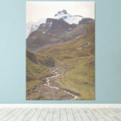 View of the Wilde Frau Canvas Afdruk (Insitu (Houten vloer))