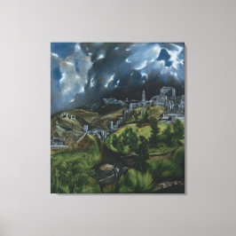 View of Toledo by El Greco Canvas Afdruk