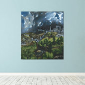 View of Toledo by El Greco Canvas Afdruk (Insitu (Houten vloer))