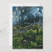 View of Toledo by El Greco Kaart (Voorkant)