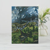 View of Toledo by El Greco Kaart (Staand voorkant)