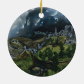 View of Toledo by El Greco Keramisch Ornament (Achterkant)