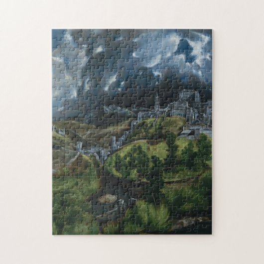 View of Toledo by El Greco Legpuzzel (Verticaal)