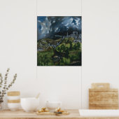 View of Toledo by El Greco Poster (Keuken)