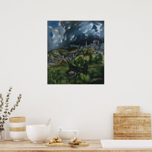 View of Toledo by El Greco Poster (Keuken)