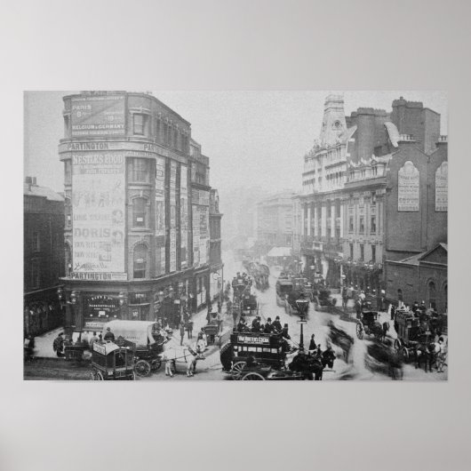 View of Tottenham Court Road, c.1885 Poster (Voorkant)