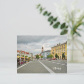 View of Town hall, Vilnius Lithuania Briefkaart (Staand voorkant)