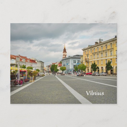 View of Town hall, Vilnius Lithuania Briefkaart (Voorkant)