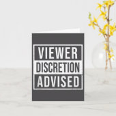 Viewer Discretion Advised  Kaart (Gele Bloem)
