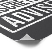 Viewer Discretion Advised  Poster (Hoek)