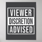 Viewer Discretion Advised  Poster (Voorkant)
