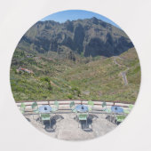 Viewpoint Teno Mountains Labels (Design 2)