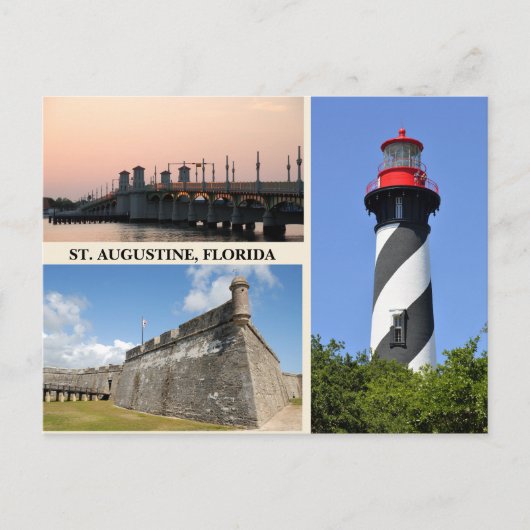 Views of St. Augustine, Florida Briefkaart (Voorkant)