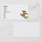 vieze vogel stoute cartoon visitekaartje (Voorkant / Achterkant)