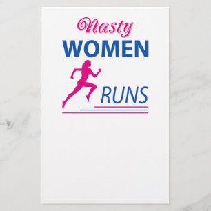 Vieze vrouwen lopen flyer