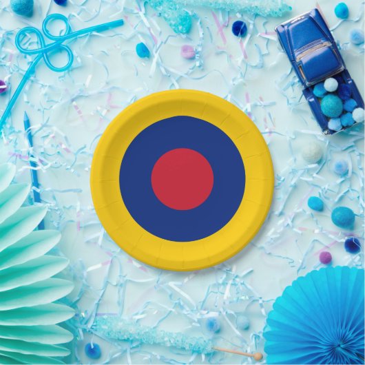 viezuela vlag rond ronde symbool papieren bordje (Feest)