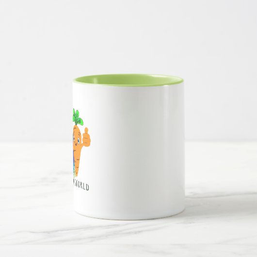 Vigan brandstof voor een vriendelijkere wereld mok (Midden)