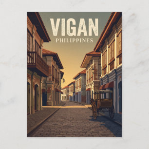 Vigan Calle Crisologo Filipijnen Briefkaart