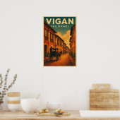 Vigan, Filipijnen Reis Poster (Keuken)