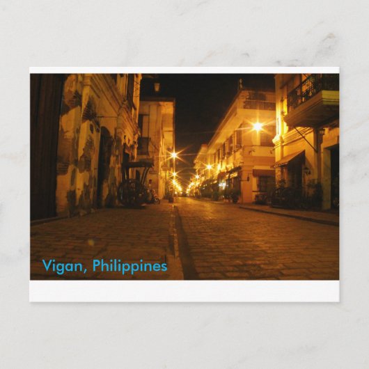 Vigan, Ilocos Sur Briefkaart (Voorkant)