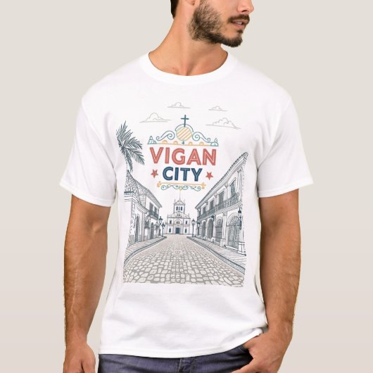 VIGAN STAD T-SHIRT (Voorkant)