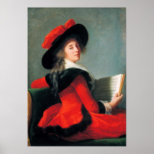 Vigée Le Brun - barones Crussol Poster