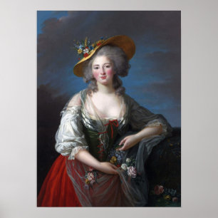 Vigée Le Brun - Elisabeth van Frankrijk Versailles Poster