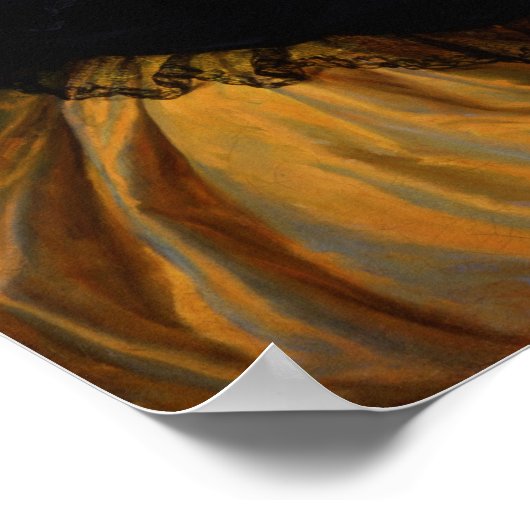 Vigée Le Brun - Lady Folding a Letter Poster (Hoek)