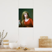 Vigée Le Brun - Lady Hamilton als de Perzische Sib Poster (Keuken)