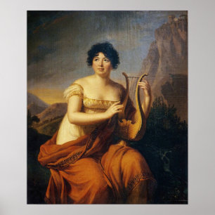 Vigée Le Brun - Madame De Stael als Corinne Poster