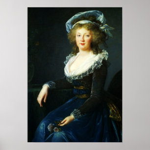 Vigée Le Brun - Maria Teresa di Borbone Napels Poster