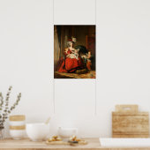Vigée Le Brun - Marie-Antoinette en haar kinderen Poster (Keuken)